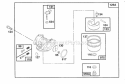 Page D Diagram and Parts List for 122802-3413-01  Briggs and Stratton Engine